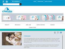 Tablet Screenshot of cherubs.co.za